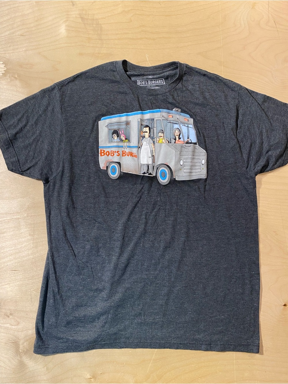 Bob's Burgers Graphic Tee - Charcoal XL (Z)